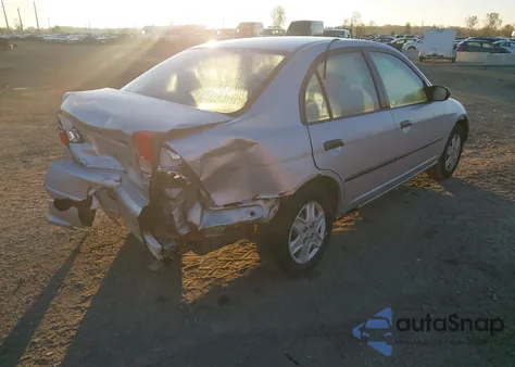 2005 Honda Civic Vp from USA, damaged, VIN 1HGES16385L008281